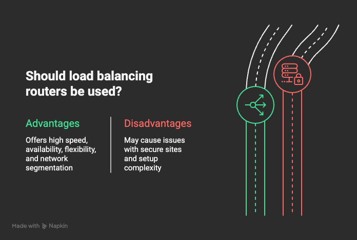 Advantages and Disadvantages of Load Balancing Routers