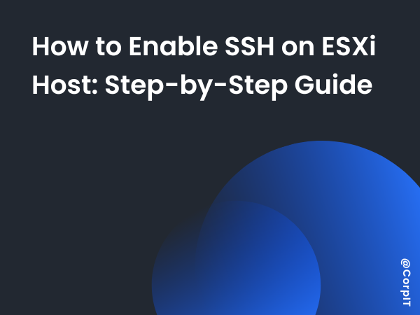 How to Enable SSH on ESXi Host: Step-by-Step Guide