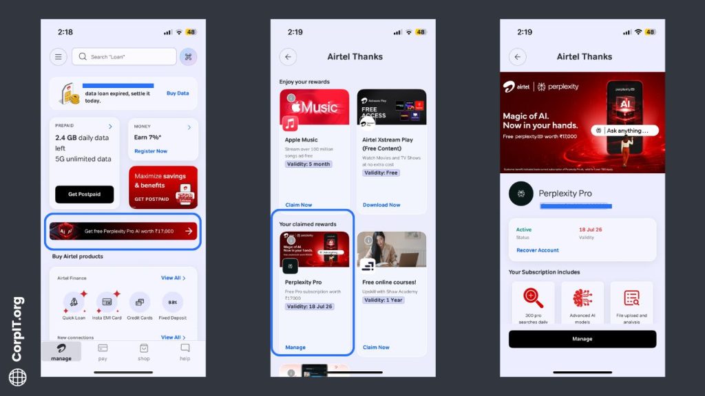 Get Perplexity Pro for Free: Airtel’s AI Power Offer
